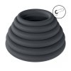 Classic Silicone Cockring Set of 6 - Black